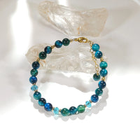 Suisen - Bracelet Œil de Tigre Bleu