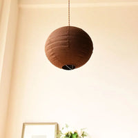 Suspension Boule en Lin