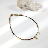 Heihu - Chaîne de Cheville Obsdienne, Œil de Tigre