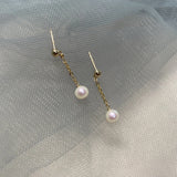 Madar - Boucles d'Oreilles Or et Perles d'Eau Douce