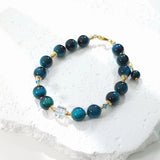 Kanpai - Bracelet Œil de Tigre Bleu