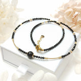 Ansha - Collier Or et Tourmaline