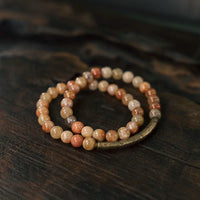 Mali - Bracelet Cuivre et Corail