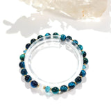 Altair - Bracelet Or et Œil de Tigre Bleu