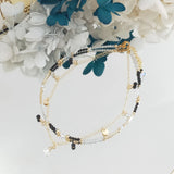 Amani - Chaîne de Cheville Spinelle et Labradorite