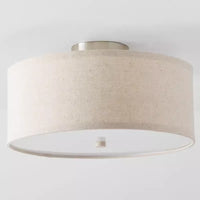 Suspension Tambour en Lin