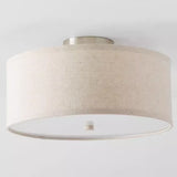 Suspension Tambour en Lin