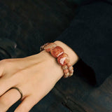 Mizu-Hana - Bracelet Corail et Bois de Santal