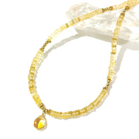 Kanchana - Collier Or et Citrine
