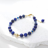 Jinlong - Bracelet Or et Lapis Lazuli