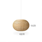 Suspension Boule en Rotin