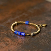 Michi - Bracelet Cuivre et Lapis Lazuli
