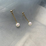 Madar - Boucles d'Oreilles Or et Perles d'Eau Douce