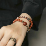 Dewi - Bracelet Cuivre et Pierres Naturelles
