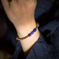 Michi - Bracelet Cuivre et Lapis Lazuli