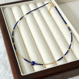 Seel - Collier Or et Lapis Lazuli