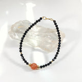 Solaris - Bracelet Pierre de Soleil et Spinelle