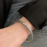 Laila - Bracelet Jonc Argent