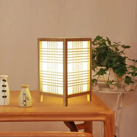Lampe de Chevet Japonais en Bambou
