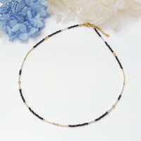 Heijin - Collier Or, Spinelle et Cristal