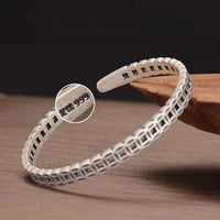 Ananda - Bracelet Jonc Argent