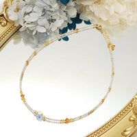 Fuyu - Collier Or et Citrine