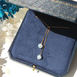 Moon Drop - Collier Or et Pierre de Lune