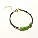 Shan-Shui - Bracelet Jade et Spinelle