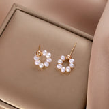 Safed - Boucles d'Oreilles Or et Perles d'Eau Douce