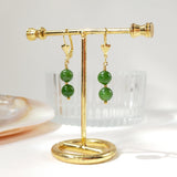 Tenang - Boucles d'Oreilles Or et Jade