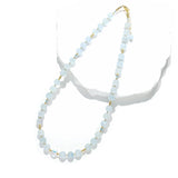 Yunhai - Collier Or et Aigue-Marine