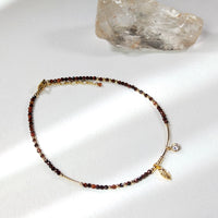 Heihu - Chaîne de Cheville Obsdienne, Œil de Tigre