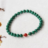 Hoseki - Bracelet Malachite et Jaspe