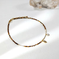 Heihu - Chaîne de Cheville Obsdienne, Œil de Tigre