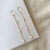 Bella - Boucles d'Oreilles Or et Perles d'Eau Douce