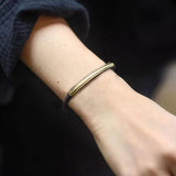 Fajar - Bracelet Cuivre et Bois d'Ebène