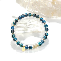 Zenith - Bracelet Or et Œil de Tigre Bleu