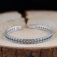 Ananda - Bracelet Jonc Argent