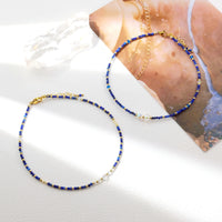 Shinya - Chaîne de Cheville Lapis Lazuli