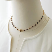 Toranome - Collier Or et Œil de Tigre