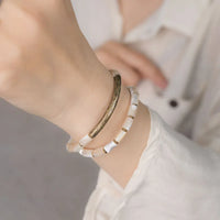 Heishi - Bracelet Cuivre et Nacre