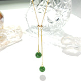Jade Drop - Collier Or et Jade