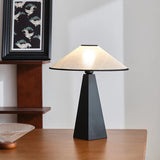 Lampe de Table Vintage en Bois Noir