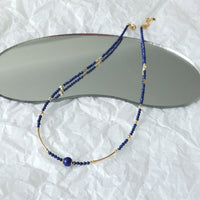 Seel - Collier Or et Lapis Lazuli