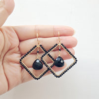 Kapernis - Boucles d'Oreilles Or et Spinelle