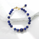 Ten No - Bracelet Or et Lapis Lazuli