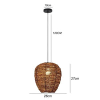 Suspension Oeuf en Bambou - 27 cm