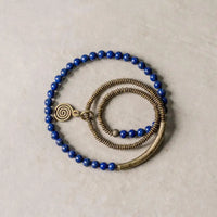 Nokon - Bracelet Cuivre et Lapis Lazuli