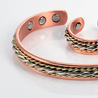 Torus - Bracelet Jonc et Bague Cuivre Magnétique