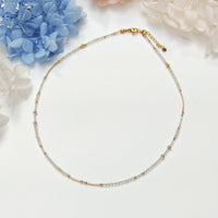 Taiyo - Collier Or, Citrine et Cristal